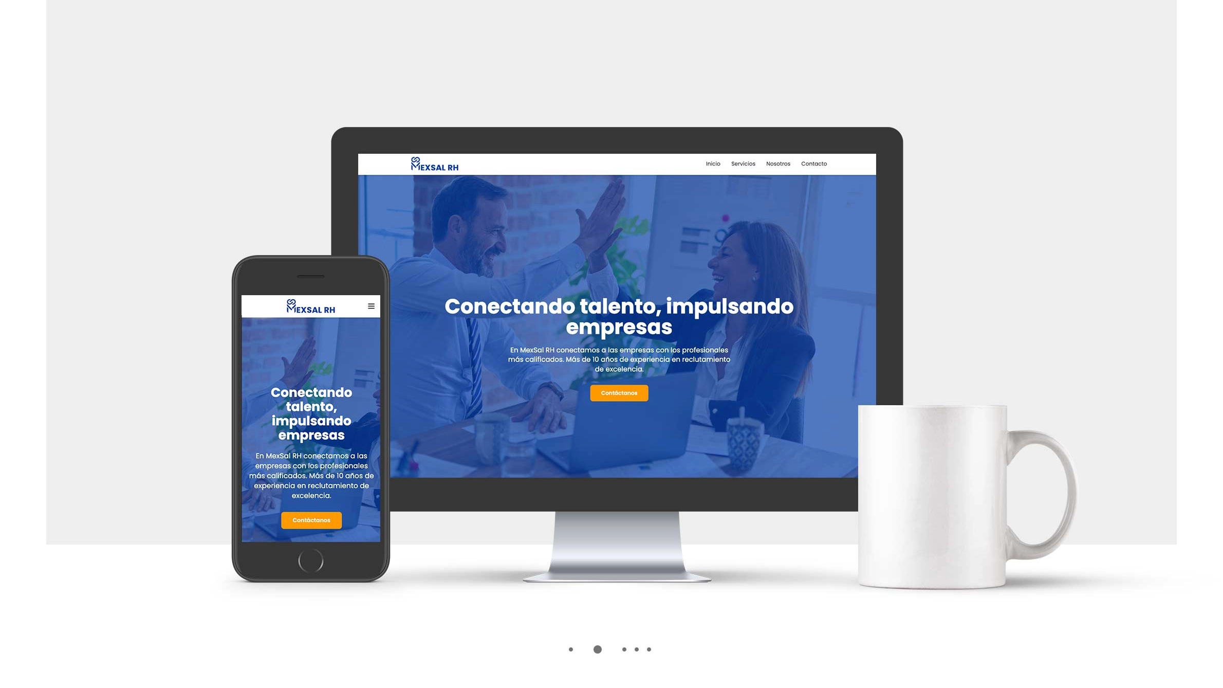 Caso de estudio de Branding y Diseño Web para Mexsal RH